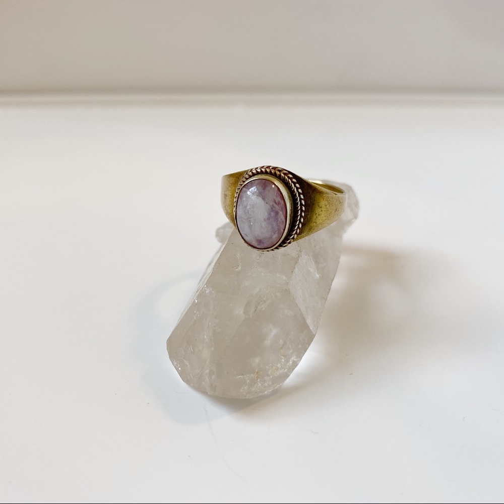 Bohemian Moonstone Ring